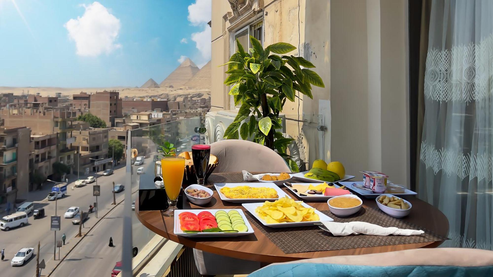 Imperial Pyramids Heights View Bed & Breakfast Nazlet el-Sisi Ngoại thất bức ảnh